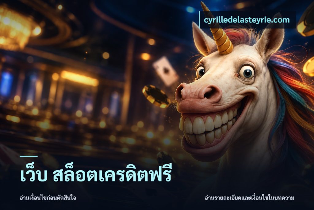 เว็บ สล็อตเครดิตฟรี