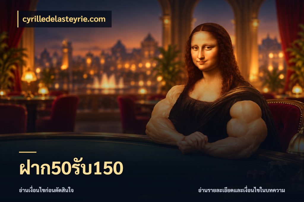 ฝาก50รับ150 โปรยอดรับที่สายเกมสนใจ ในมุม cyrilledelasteyrie.com