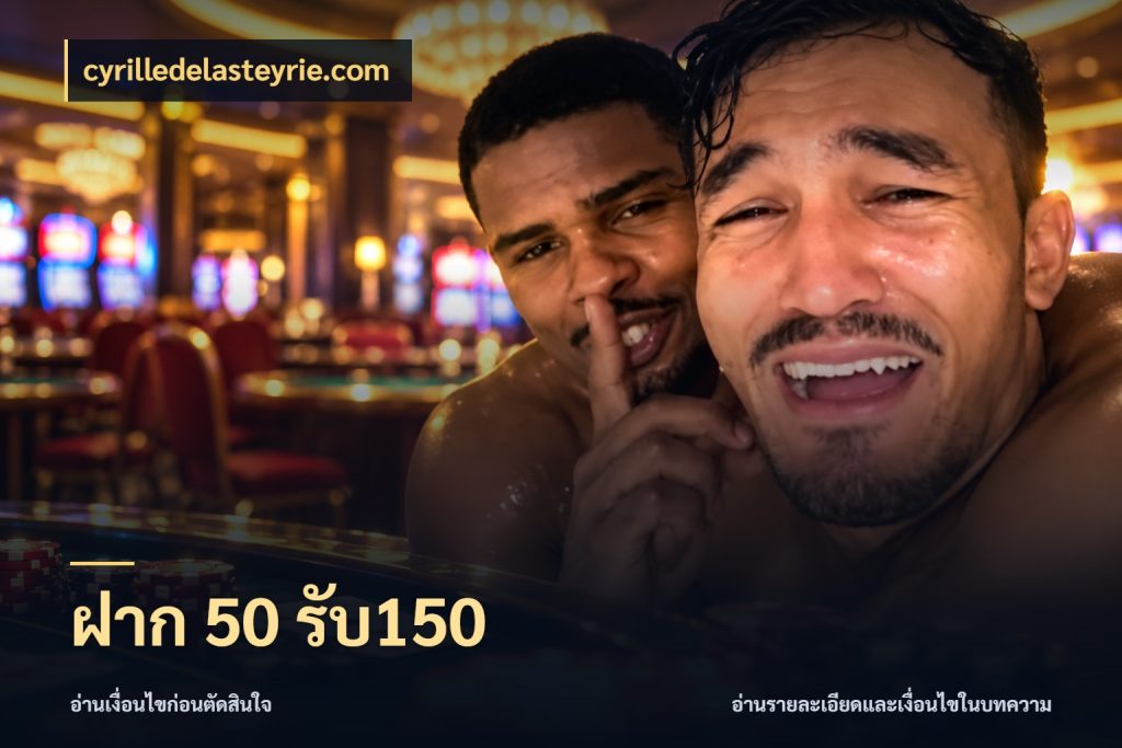 ฝาก 50 รับ150 จับประเด็นยอดรับก่อนเลือกความสนุก ในมุม cyrilledelasteyrie.com