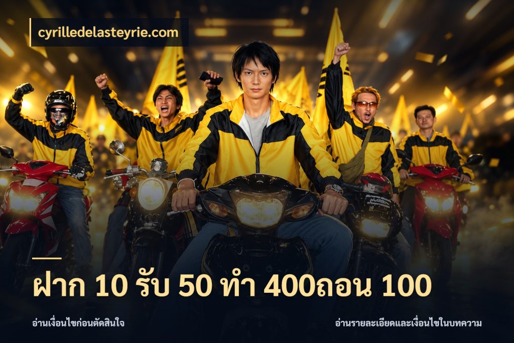 ฝาก 10 รับ 50 ทํา 400ถอน 100 จุดเด่นของเครดิตที่คนชอบเกมอยากรู้ ในมุม cyrilledelasteyrie.com