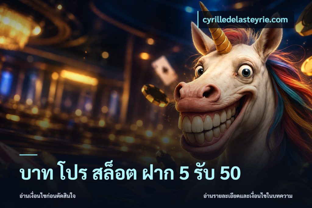บาท โปร สล็อต ฝาก 5 รับ 50