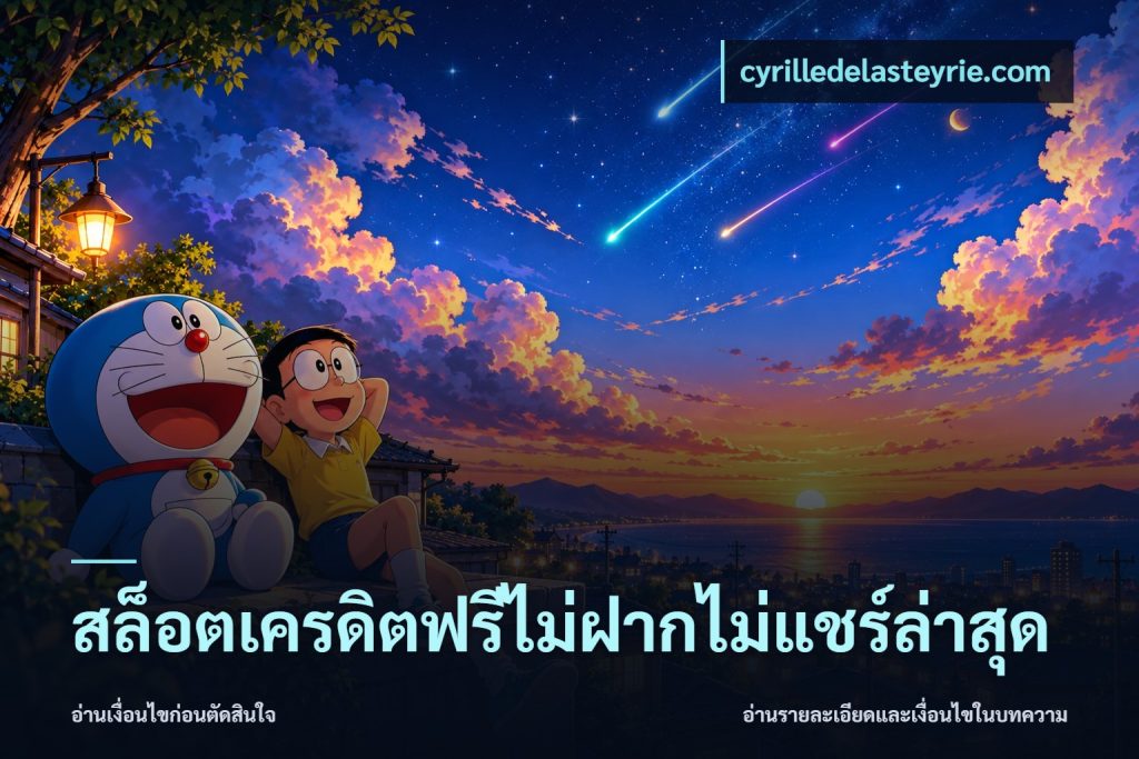 สล็อตเครดิตฟรีไม่ฝากไม่แชร์ล่าสุด