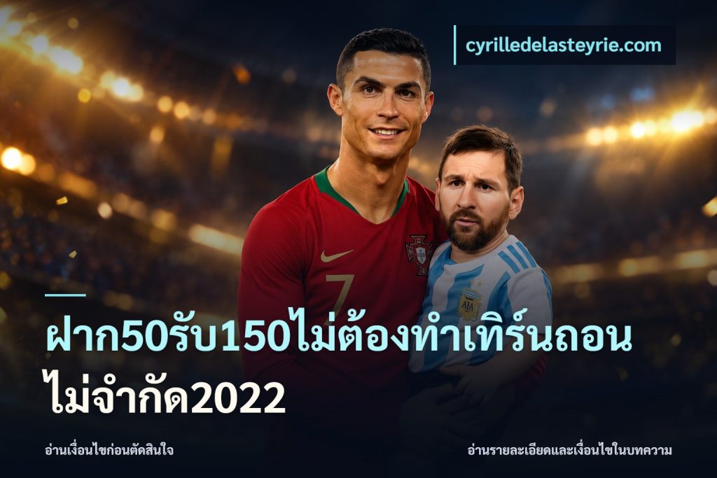 ฝาก50รับ150ไม่ต้องทําเทิร์นถอนไม่จํากัด2022