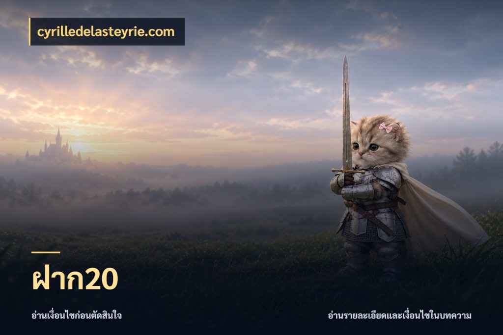 ฝาก20 cyrilledelasteyrie.com ยอดเริ่มต้นน่าจับตากับสิทธิ์ที่เกี่ยวข้อง
