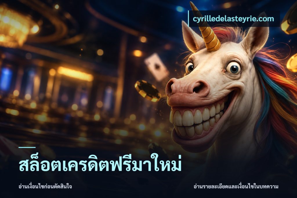 สล็อตเครดิตฟรีมาใหม่