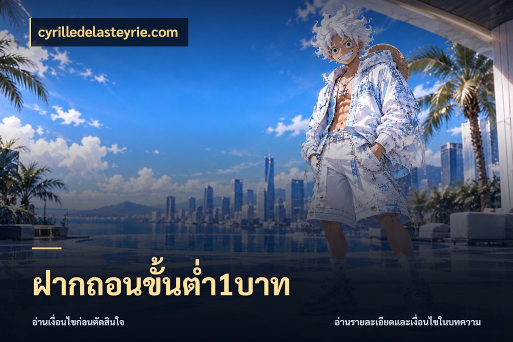 ฝากถอนขั้นต่ำ1บาท จำนวนเริ่มต้นกับสไตล์เกมที่ชอบ สไตล์ cyrilledelasteyrie.com